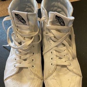 Vans white high tops